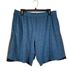Balance Collections Men's Active Athleisure Blue Gym Shorts Size Large EUC #0088